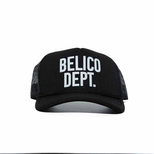 Belico Black Trucker hat
