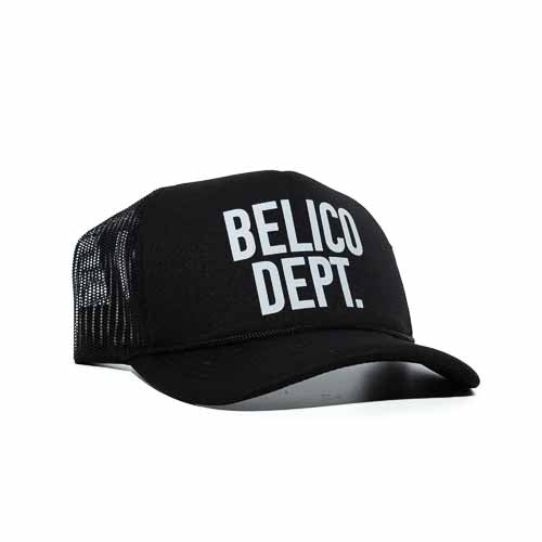 Belico Black Trucker hat
