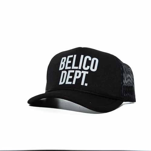 Belico Black Trucker hat