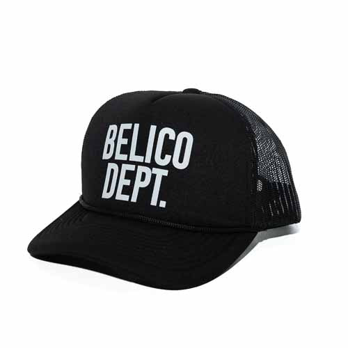 Belico Black Trucker hat