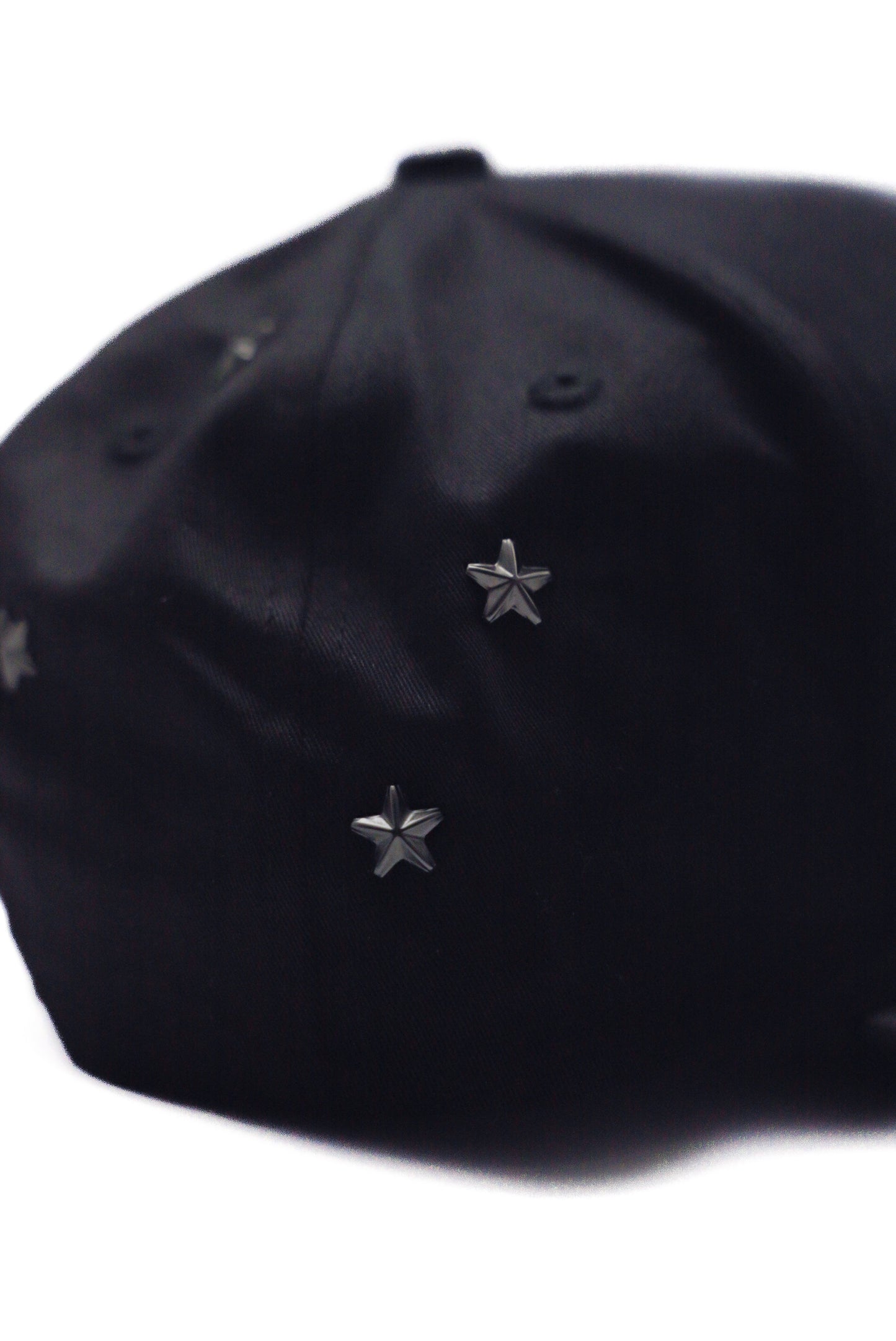 Black Rockstar leather brim Snapback (Exclusive Drop)