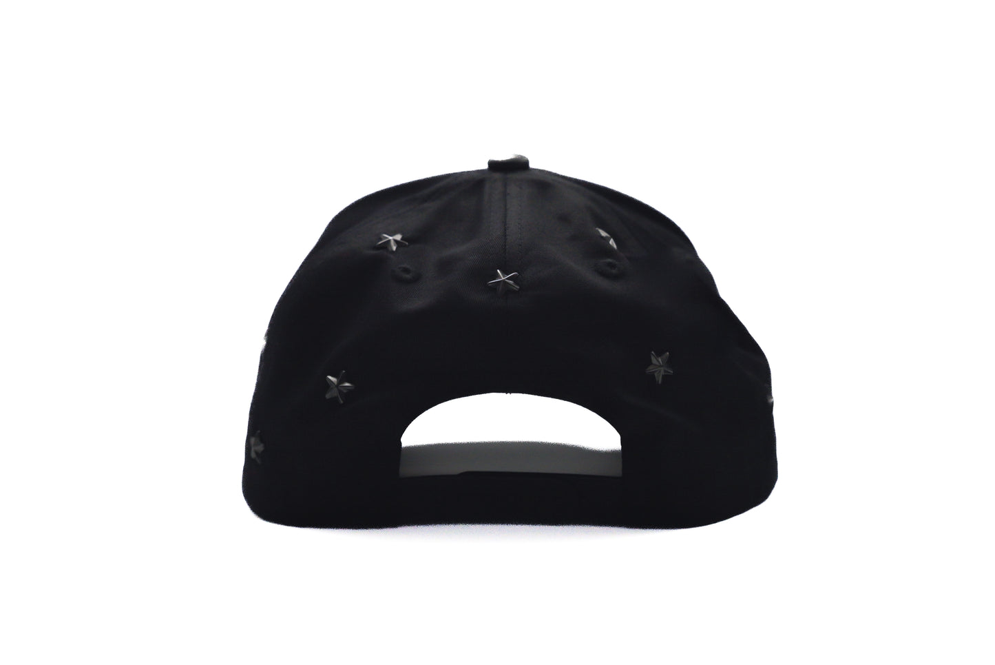 Black Rockstar leather brim Snapback (Exclusive Drop)